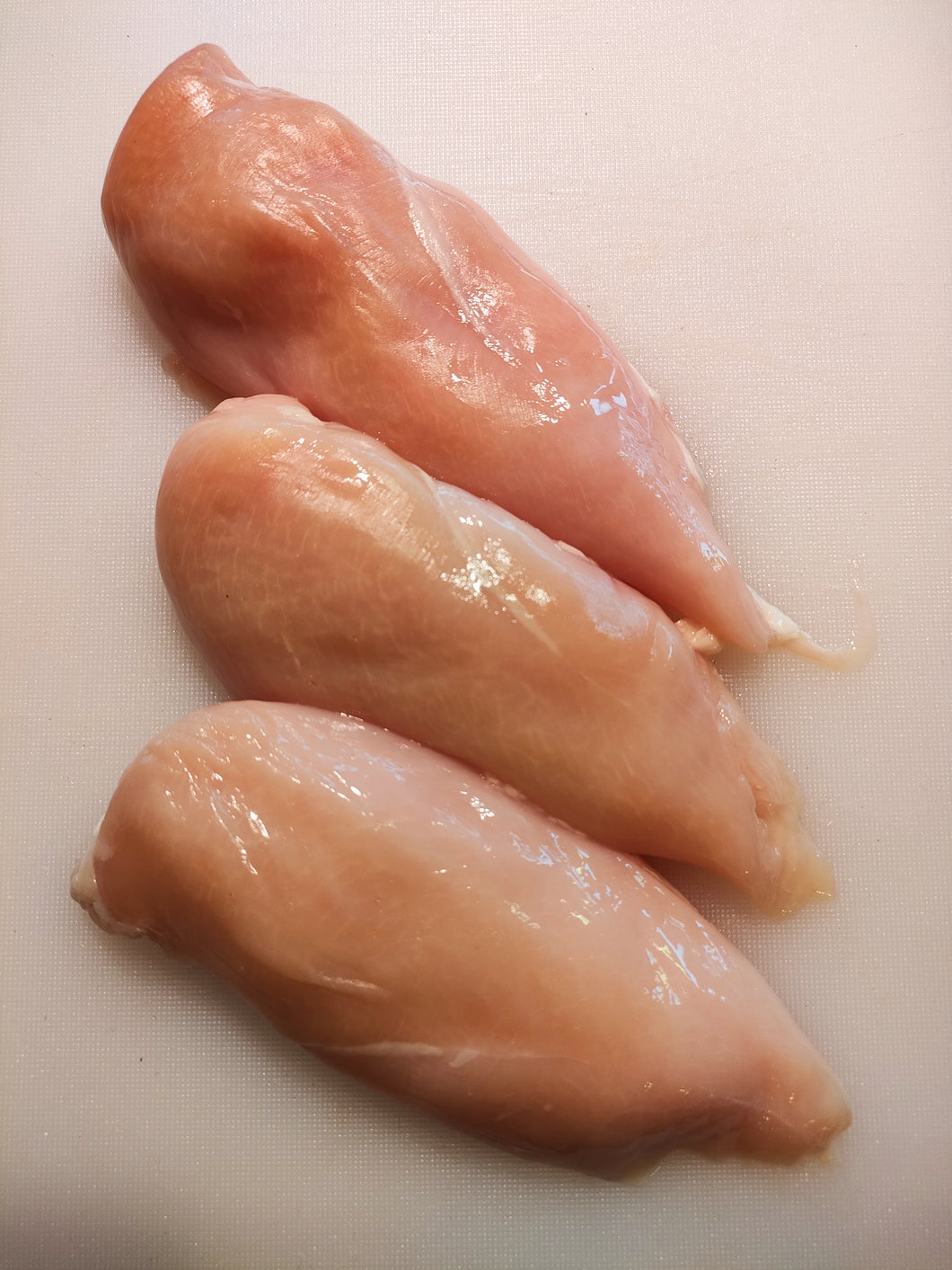Fresh chicken fillets